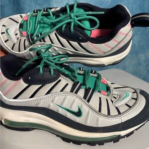 Nike Air Max 98 South Beach Tidal Wave- Grey and Green